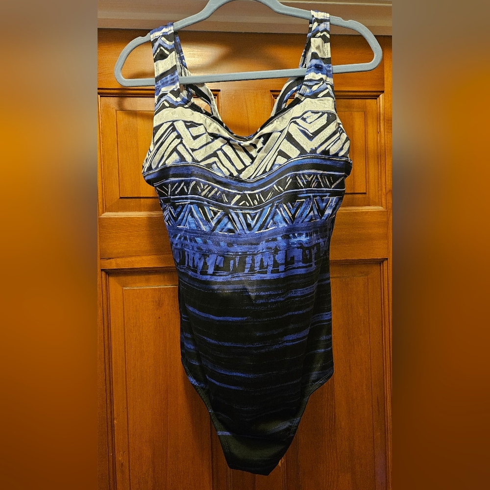 Inches Away by Longitude X-Back swimsuit Size 20w